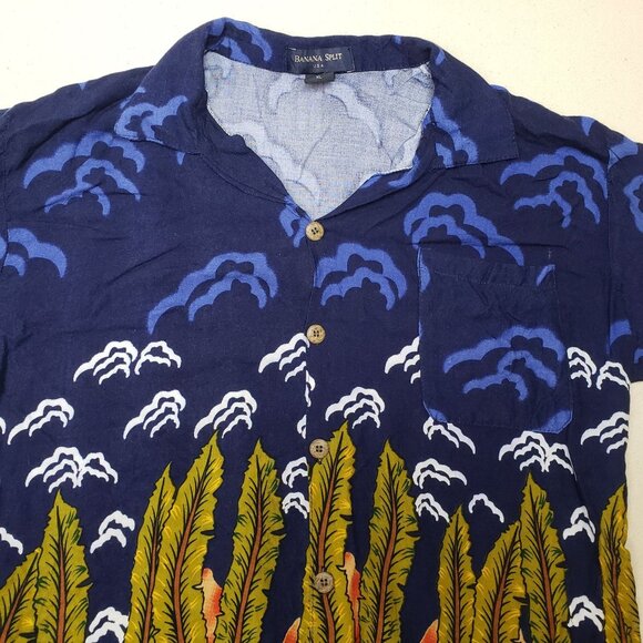 Banana Split Men's Short Sleeve Hawaiian Shirt Sz XL EXCELLENT CONDITION!!! - Picture 3 of 6